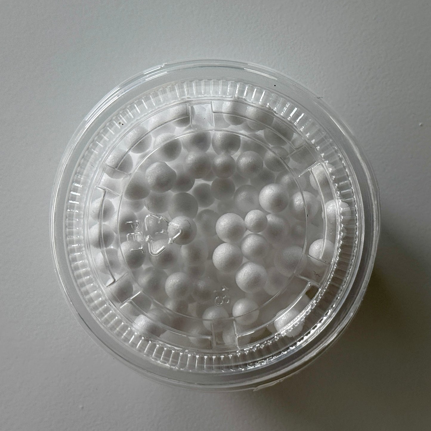 White Foam Beads