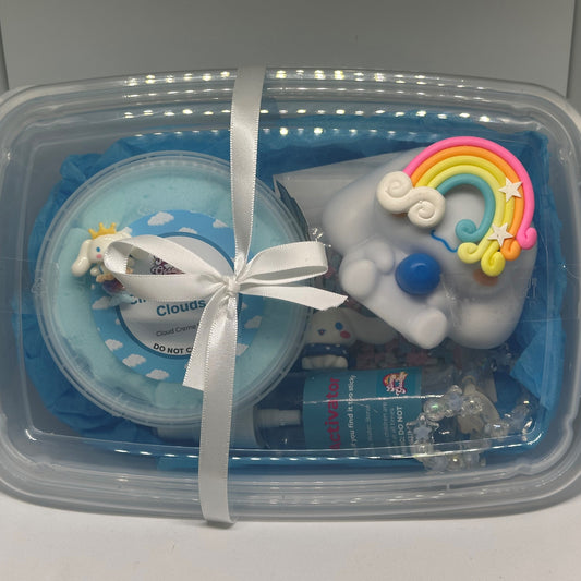 Kit - Cinnamoroll's Clouds - Cloud Creme Slime with Squishy Toy