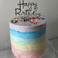 Rainbow Fairy Floss Cake