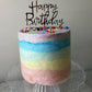 Rainbow Fairy Floss Cake
