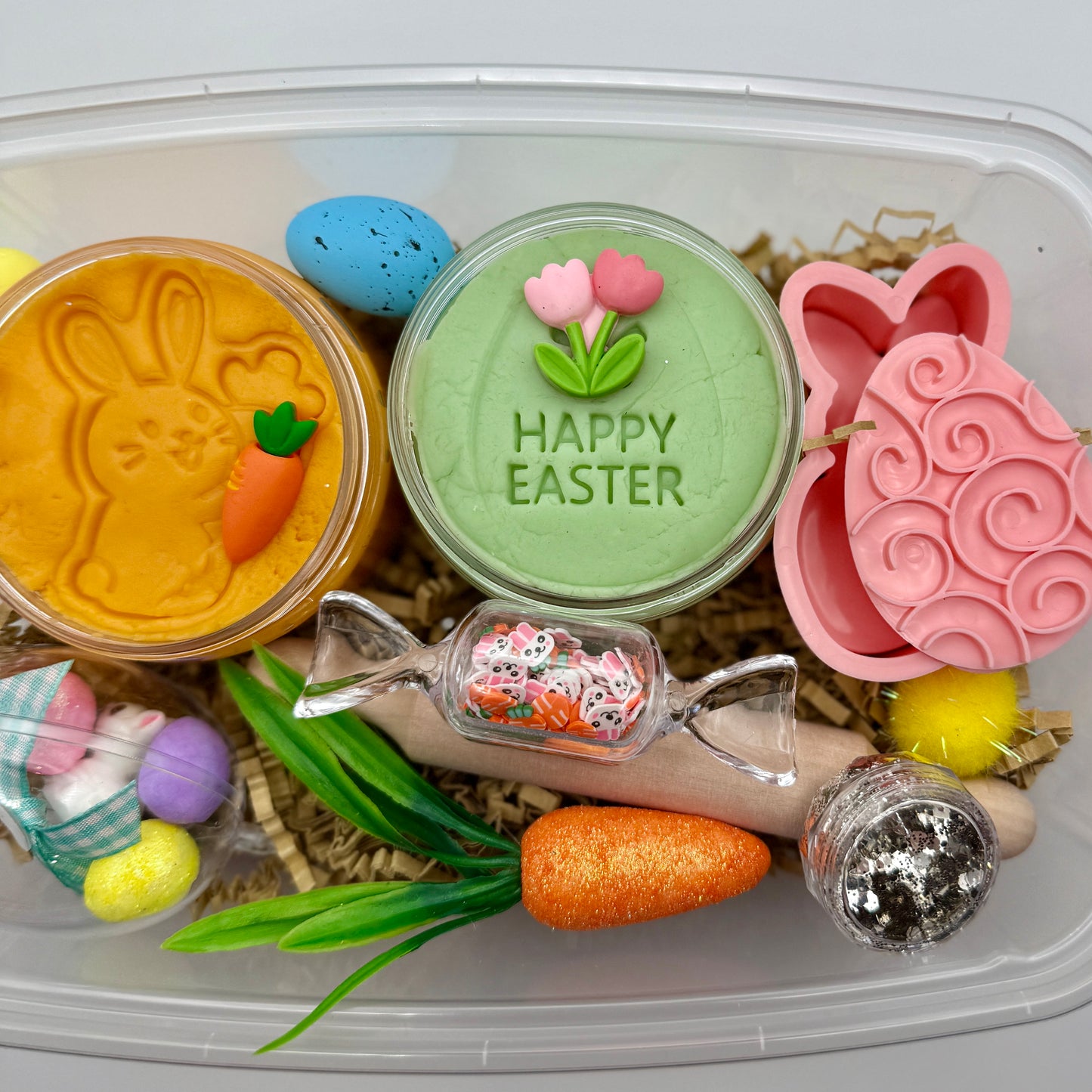 Rabbit Food Easter Playdough Kit