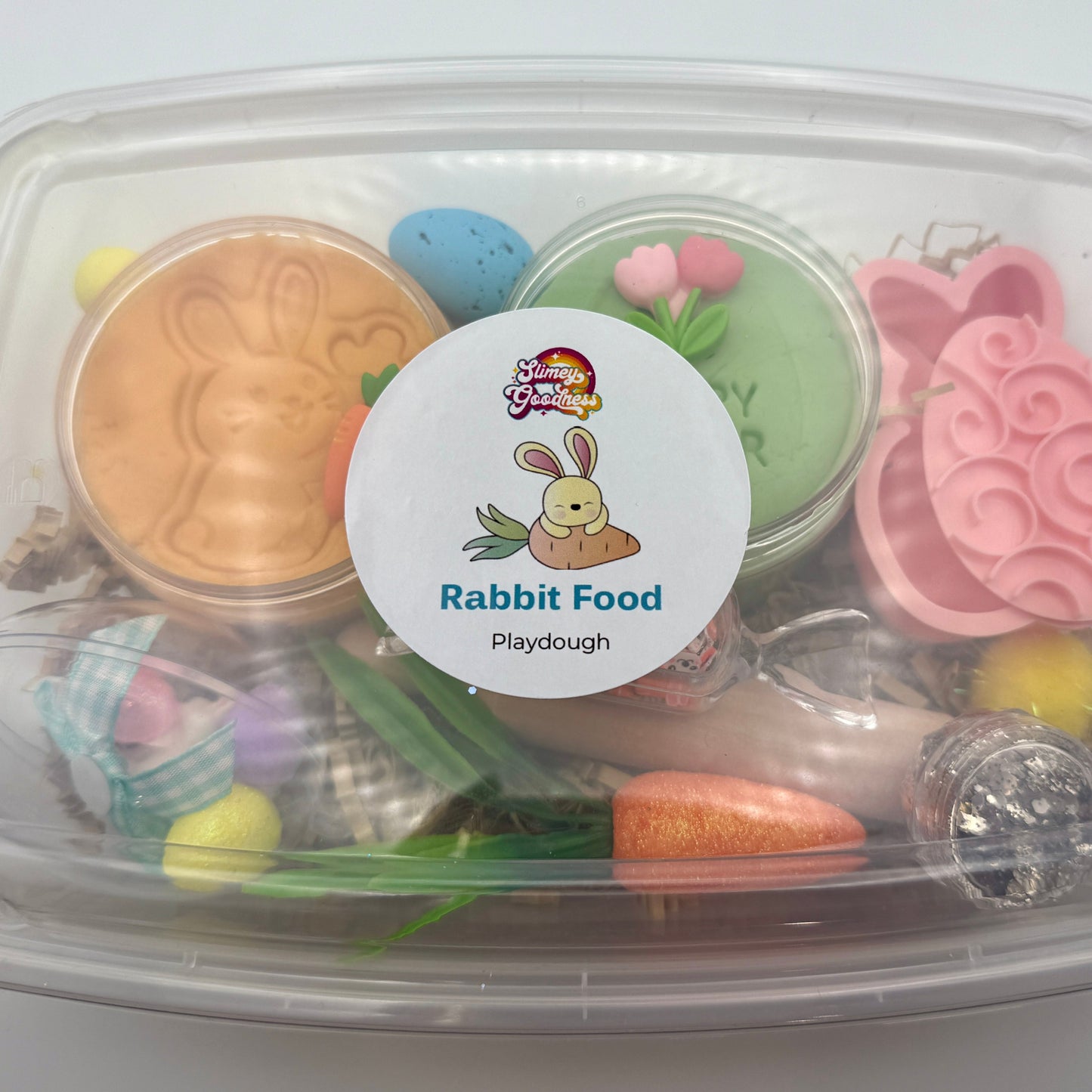 Rabbit Food Easter Playdough Kit