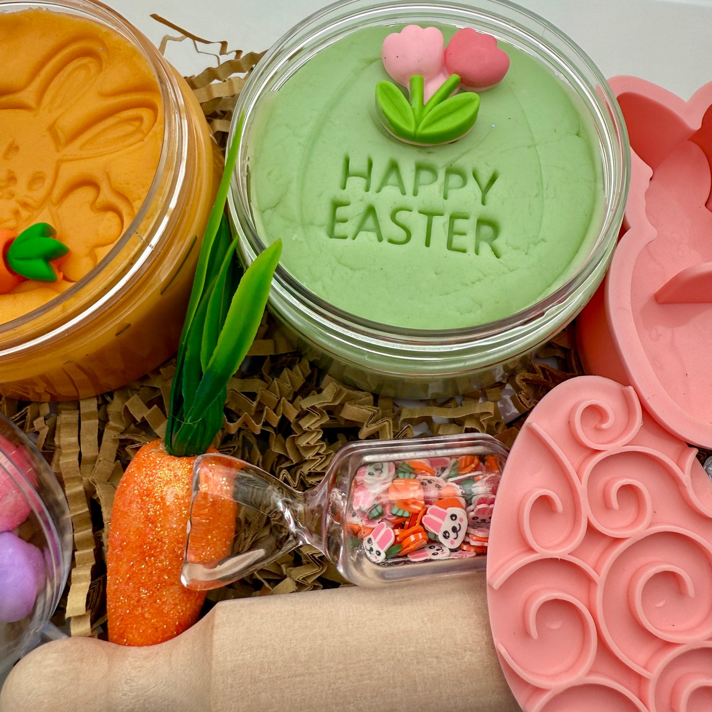 Rabbit Food Easter Playdough Kit