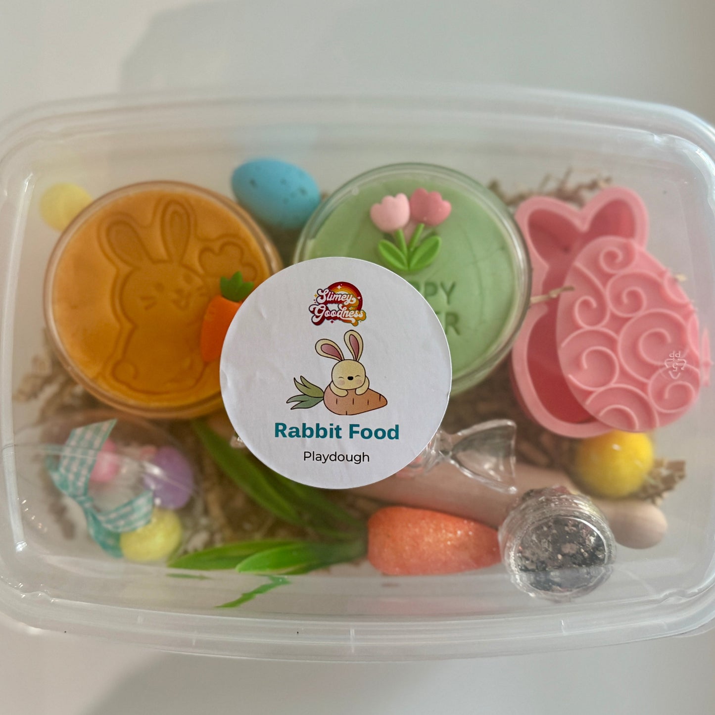 Rabbit Food Easter Playdough Kit