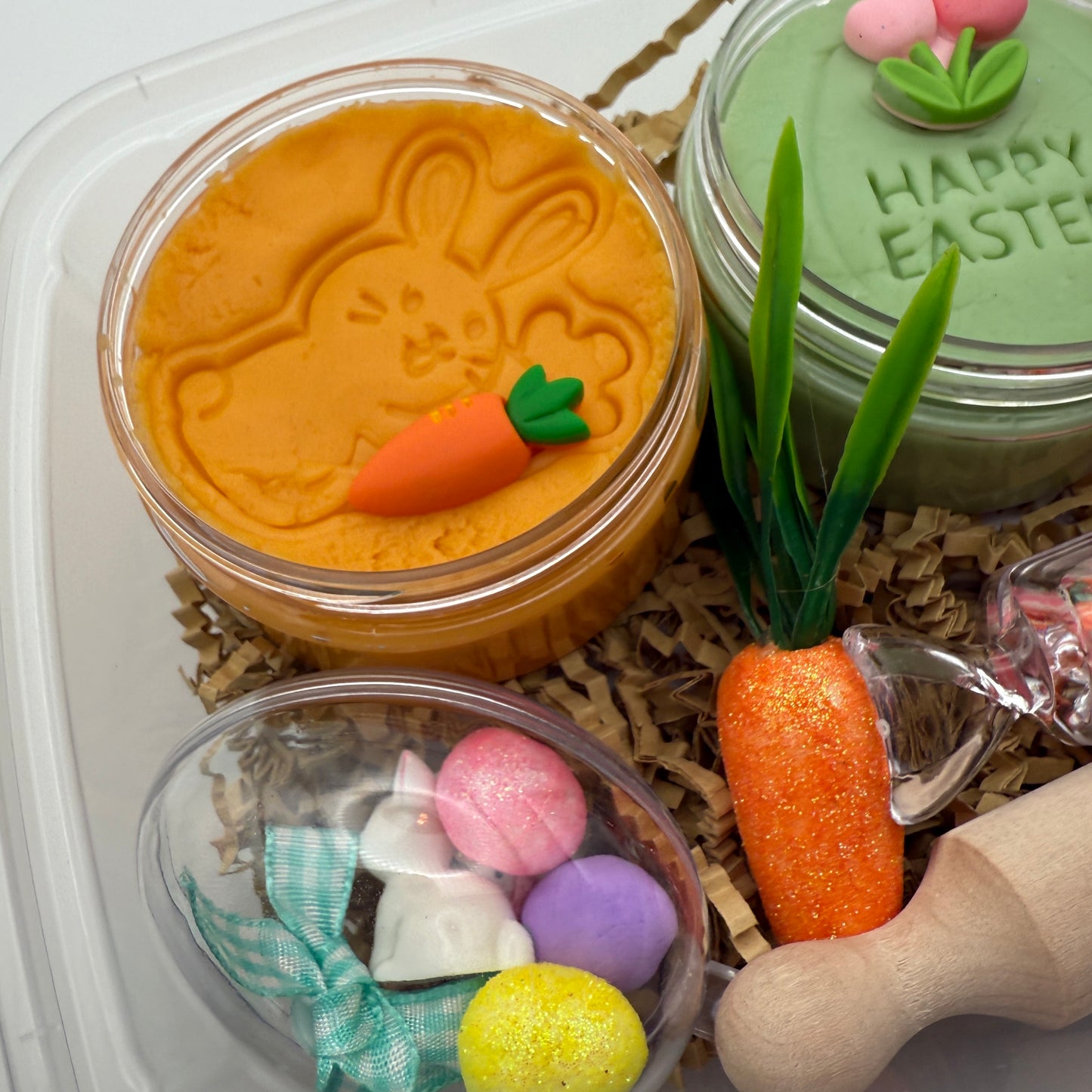Rabbit Food Easter Playdough Kit